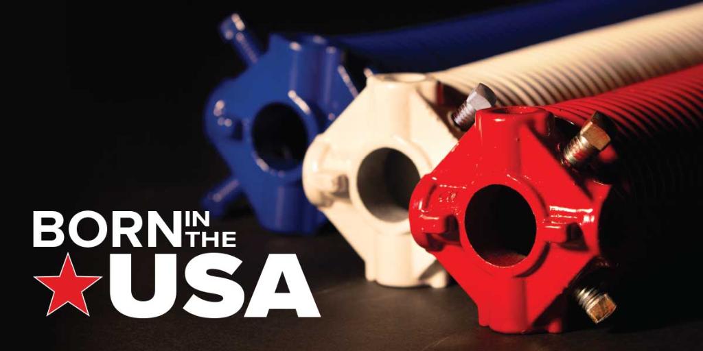 Garage door torsion springs — Born in the USA quality hardware